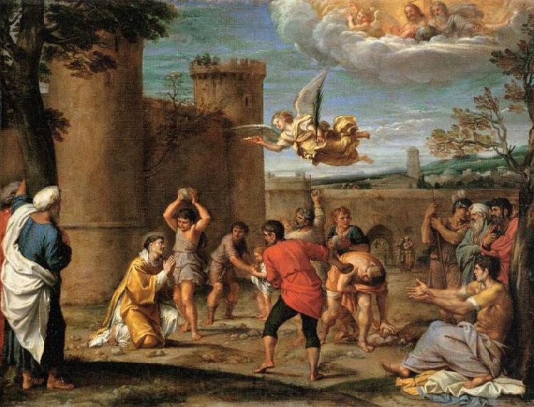 Annibale Carracci The Stoning of St Stephen Spain oil painting art